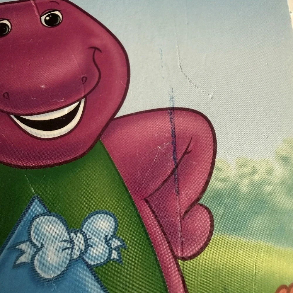 Vintage Barney's Book Of Shapes‎ Board Book Mark Bernthal 1998